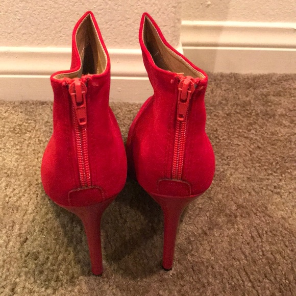 Rainbow Cat Suede Red Bootie Size 9 - Picture 3 of 6